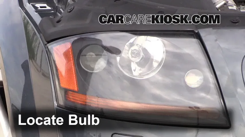2004 Audi TT Quattro 1.8L 4 Cyl. Turbo Convertible Lights Headlight (replace bulb)